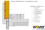 Casa pe structura de lemn - Izolatie intre montanti ISOVER