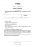 Declaratie de performanta pentru vata minerala de sticla ISOVER - FORTE (ROLA)