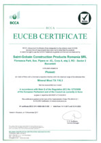 Certificat EUCEB pentru vata minerala bazaltica ISOVER