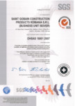 Certificat OHSAS 18001 ISOVER - PLA NT