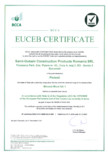 Ceretificat EUCEB pentru vata minerala de sticla ISOVER - RIO PLUS, RIO ALU