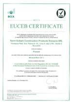 Ceretificat EUCEB pentru vata minerala de sticla ISOVER