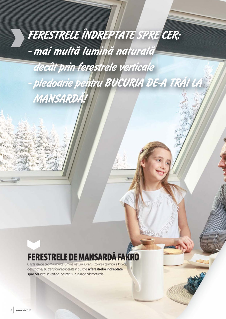 Pagina 2-Lista de preturi ferestre de mansarda FAKRO Catalog, brosura Romana DĂ FAKRO . . . . . . . . . 10...