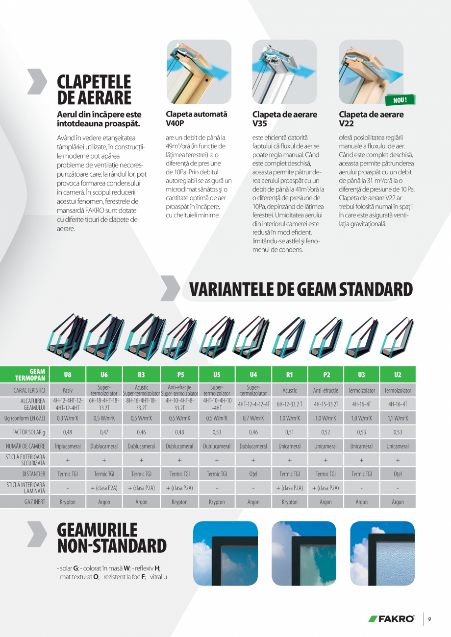 Pagina 8-Lista de preturi ferestre de mansarda FAKRO Catalog, brosura Romana  la reducerea
cheltuielilor de...