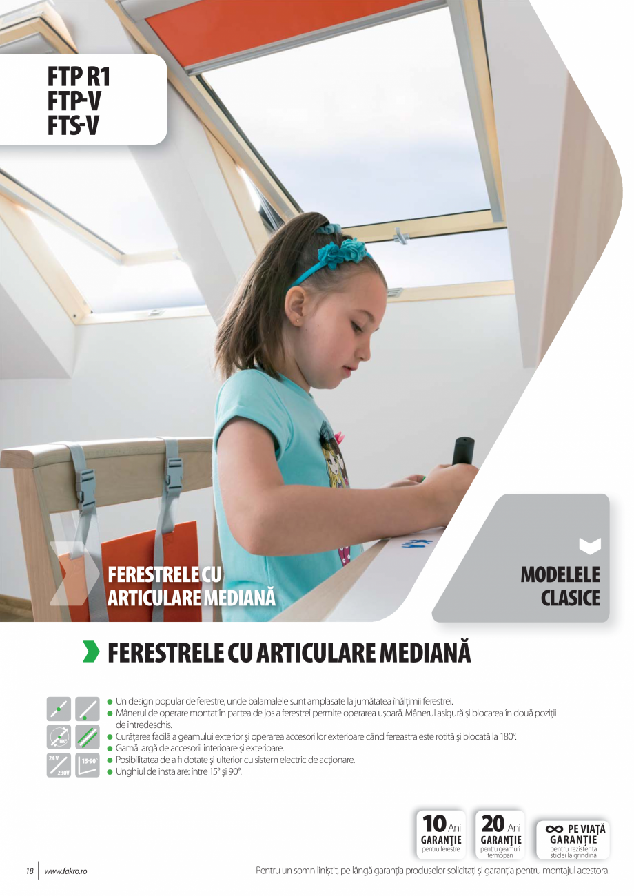 Pagina 17-Lista de preturi ferestre de mansarda FAKRO Catalog, brosura Romana -16-4HT-18- 4H-10-4HT-8-...