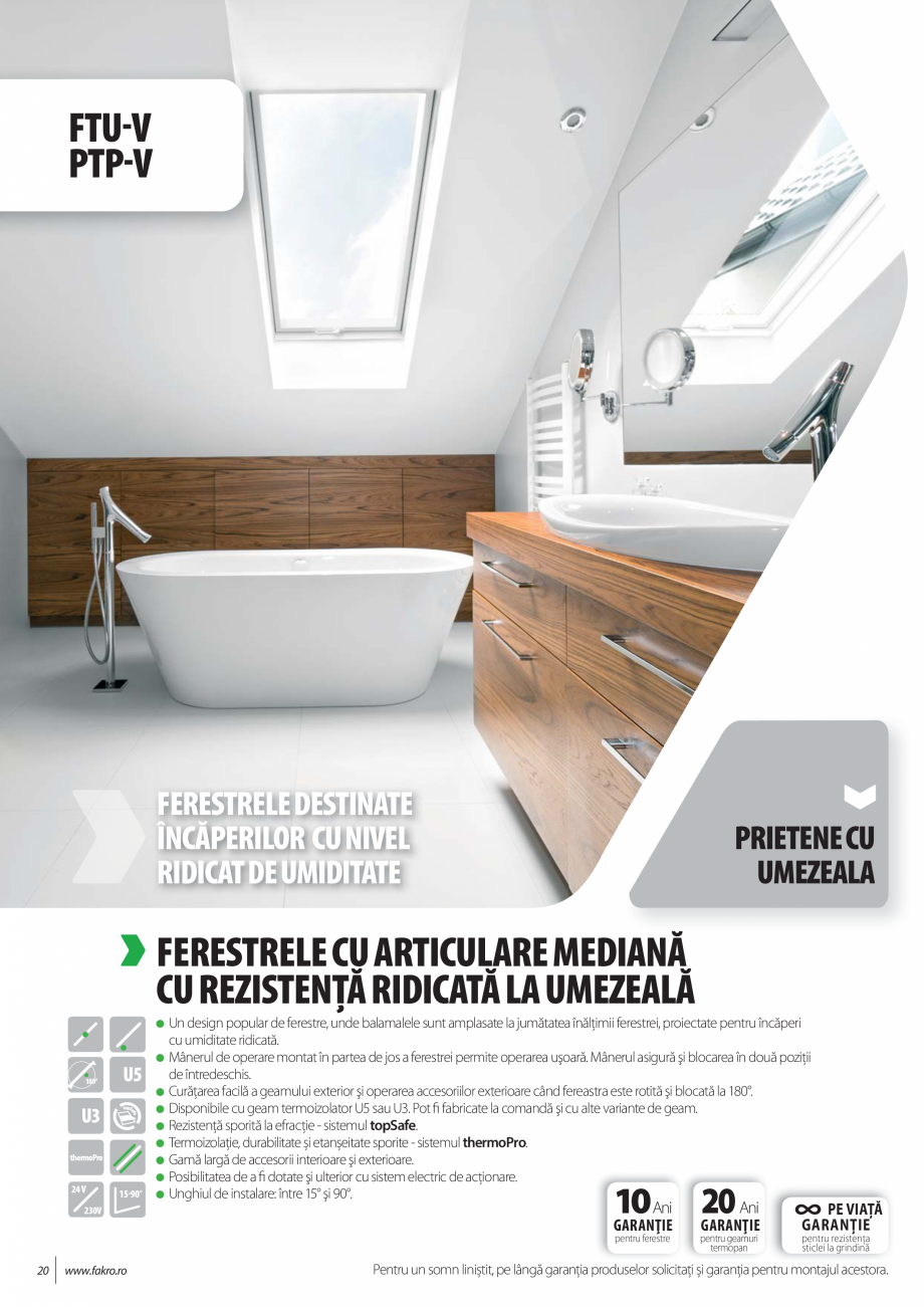 Pagina 19-Lista de preturi ferestre de mansarda FAKRO Catalog, brosura Romana c, iar pentru
clădirile pasive ...
