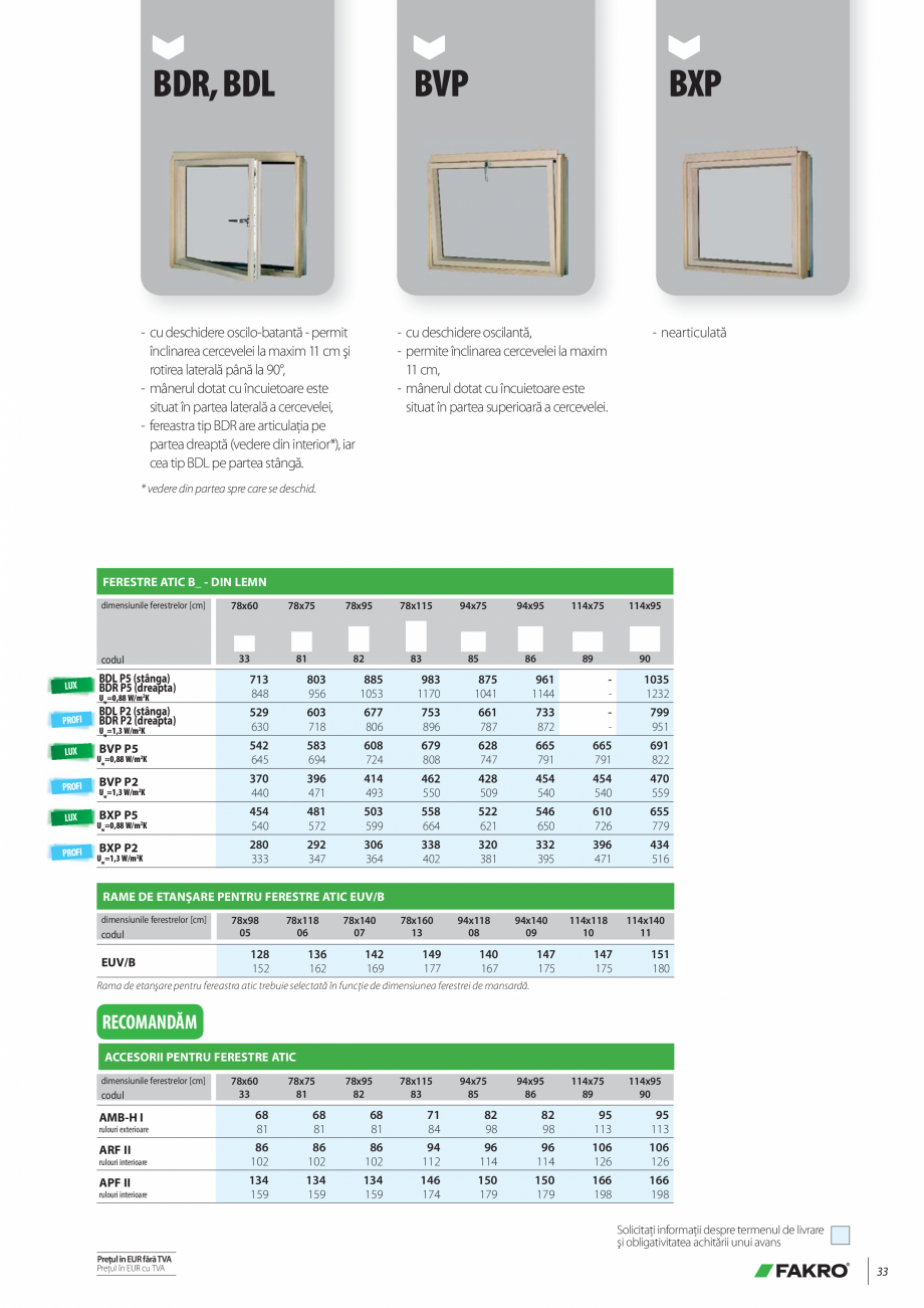 Pagina 33-Lista de preturi ferestre de mansarda FAKRO Catalog, brosura Romana 04

14

05

06

07

13

08

09

...