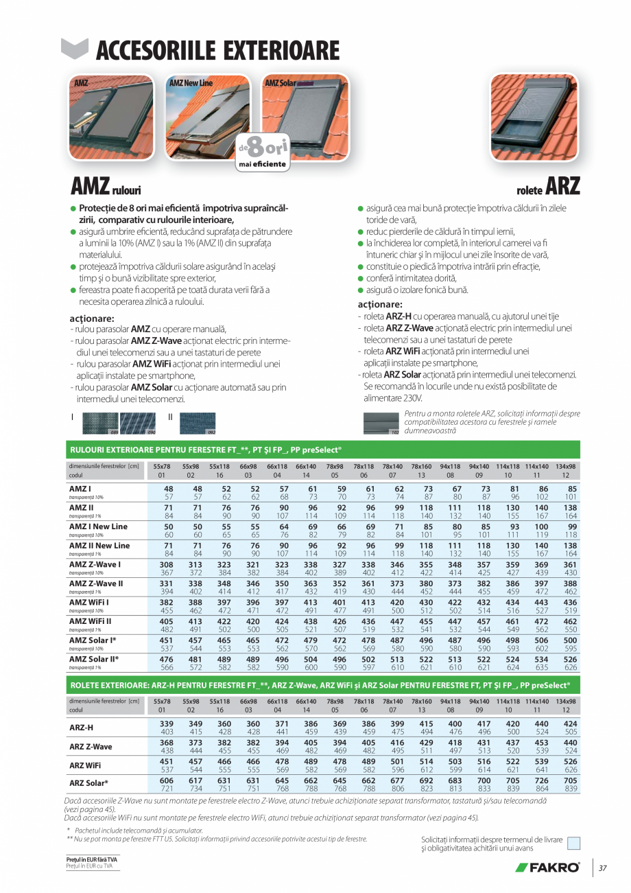 Pagina 37-Lista de preturi ferestre de mansarda FAKRO Catalog, brosura Romana 43

473
563
324
386

423
503
288...