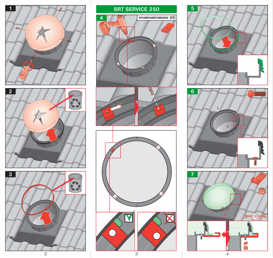 Pagina 2-Intretinere tunele de lumina FAKRO SRT Instructiuni montaj, utilizare Romana 