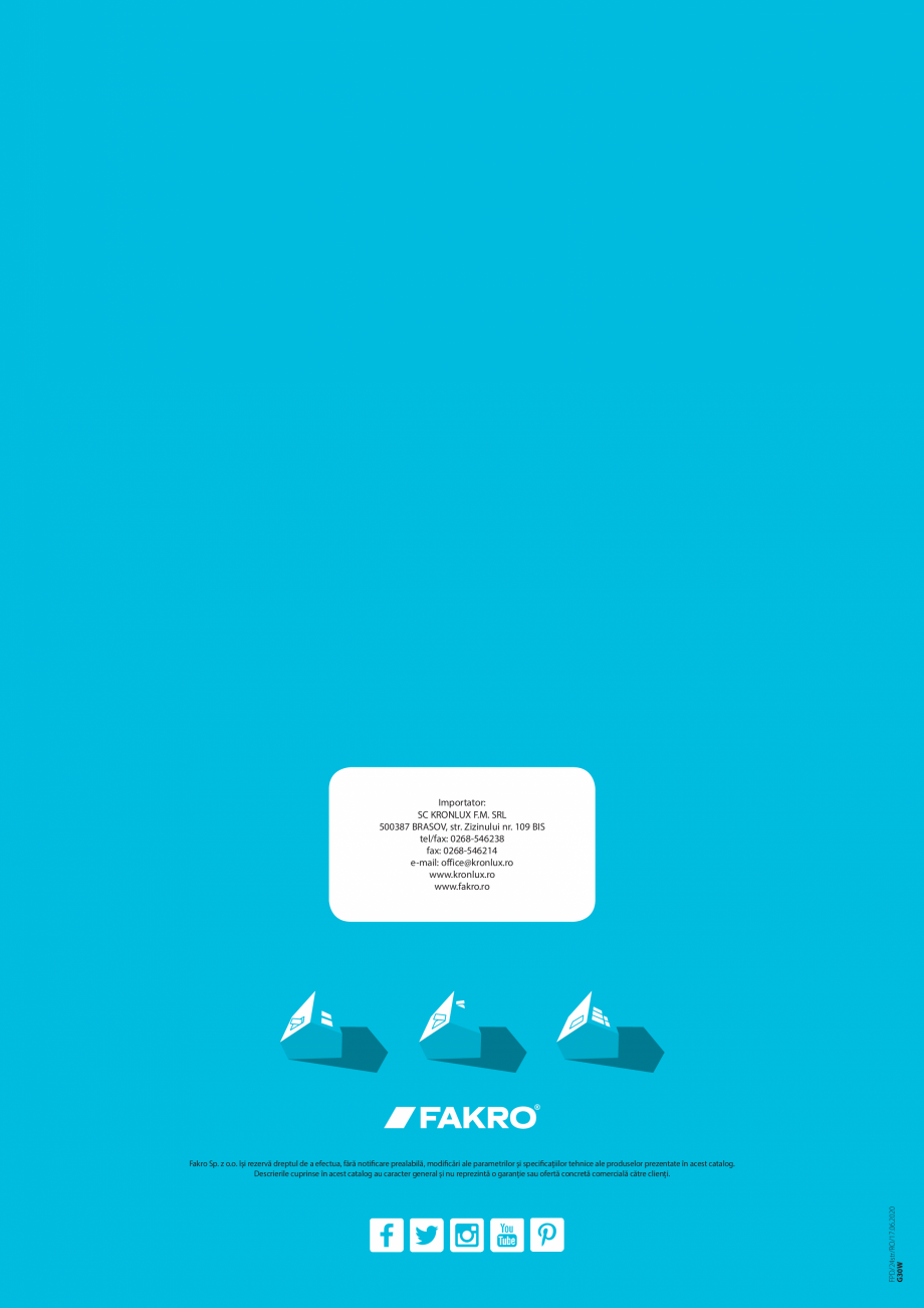 Pagina 24-Lista de preturi ferestre pentru acoperis terasa FAKRO Catalog, brosura Romana rii interioare ca la ...
