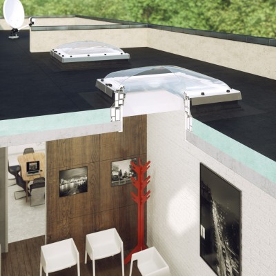 FAKRO Fereastra tip C pentru acoperis terasa - DEC - Ferestre pentru acoperis tip terasa FAKRO