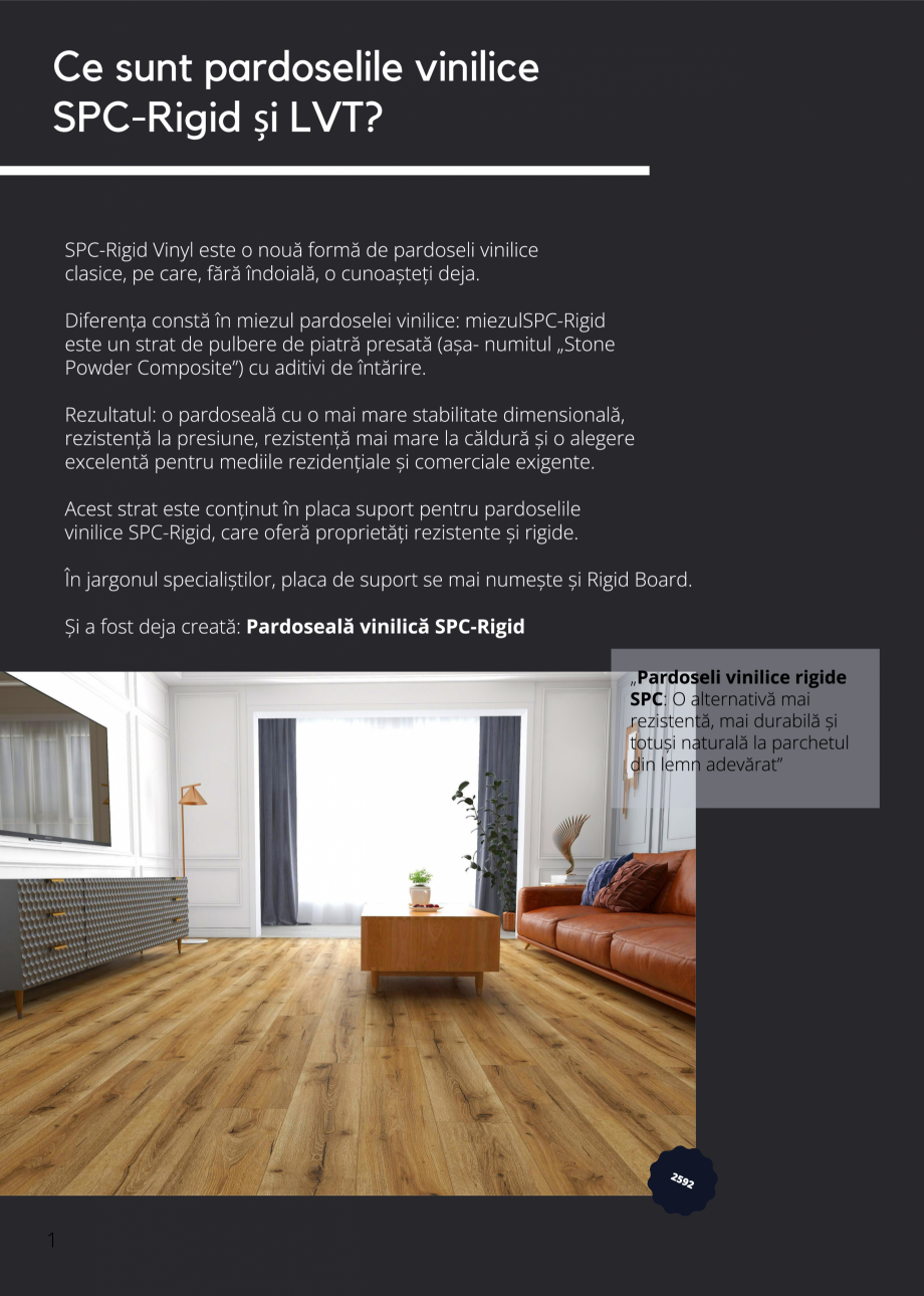 Pagina 4-Pardoseli SPC pentru spatii comerciale si rezidentiale Econfloor Catalog, brosura Romana 