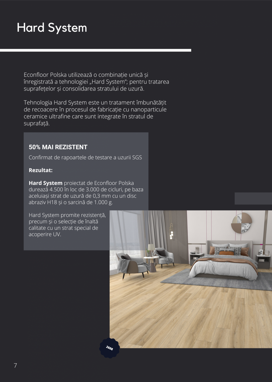 Pagina 10-Pardoseli SPC pentru spatii comerciale si rezidentiale Econfloor Catalog, brosura Romana 