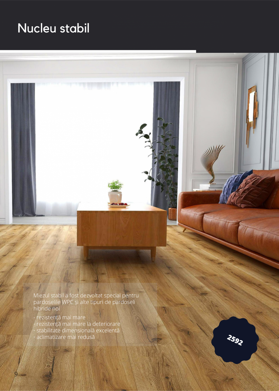 Pagina 12-Pardoseli SPC pentru spatii comerciale si rezidentiale Econfloor Catalog, brosura Romana 