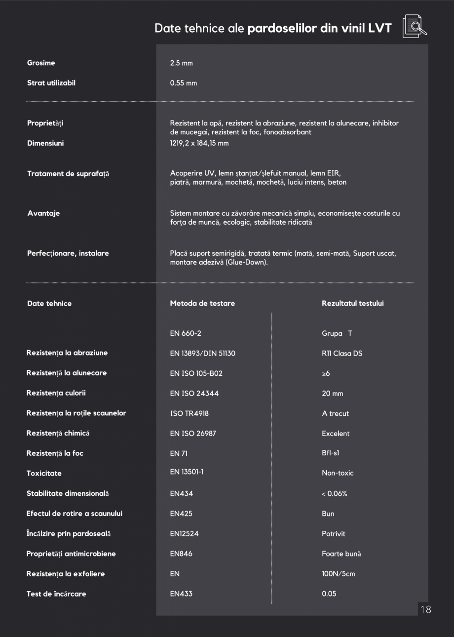 Pagina 21-Pardoseli SPC pentru spatii comerciale si rezidentiale Econfloor Catalog, brosura Romana 