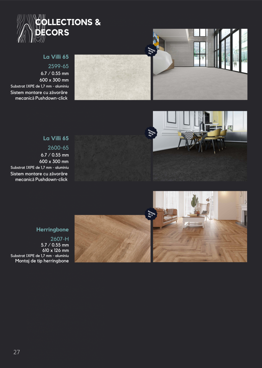 Pagina 30-Pardoseli SPC pentru spatii comerciale si rezidentiale Econfloor Catalog, brosura Romana 