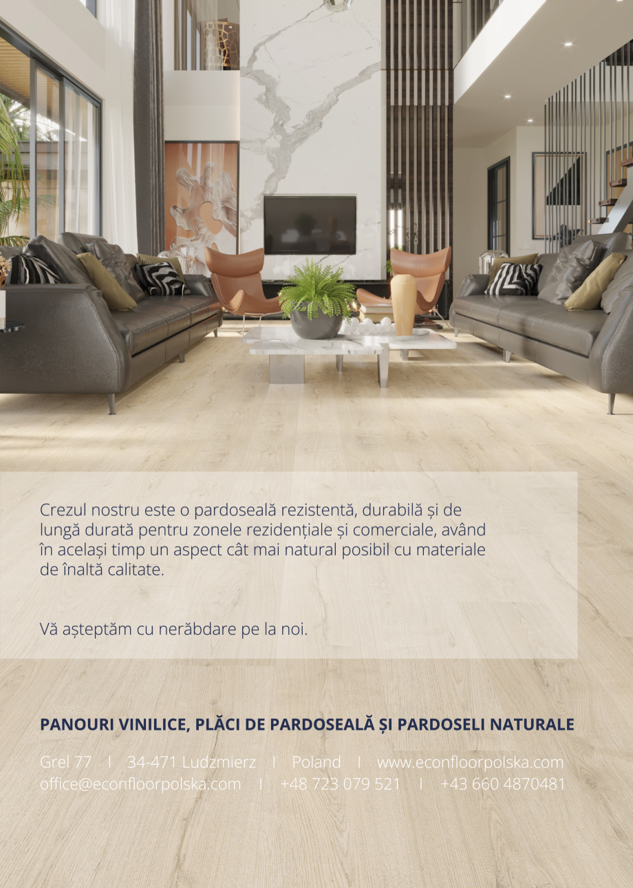 Pagina 31-Pardoseli SPC pentru spatii comerciale si rezidentiale Econfloor Catalog, brosura Romana 
