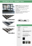 Stergatoare profesionale din profile din aluminiu PROMAT - 10