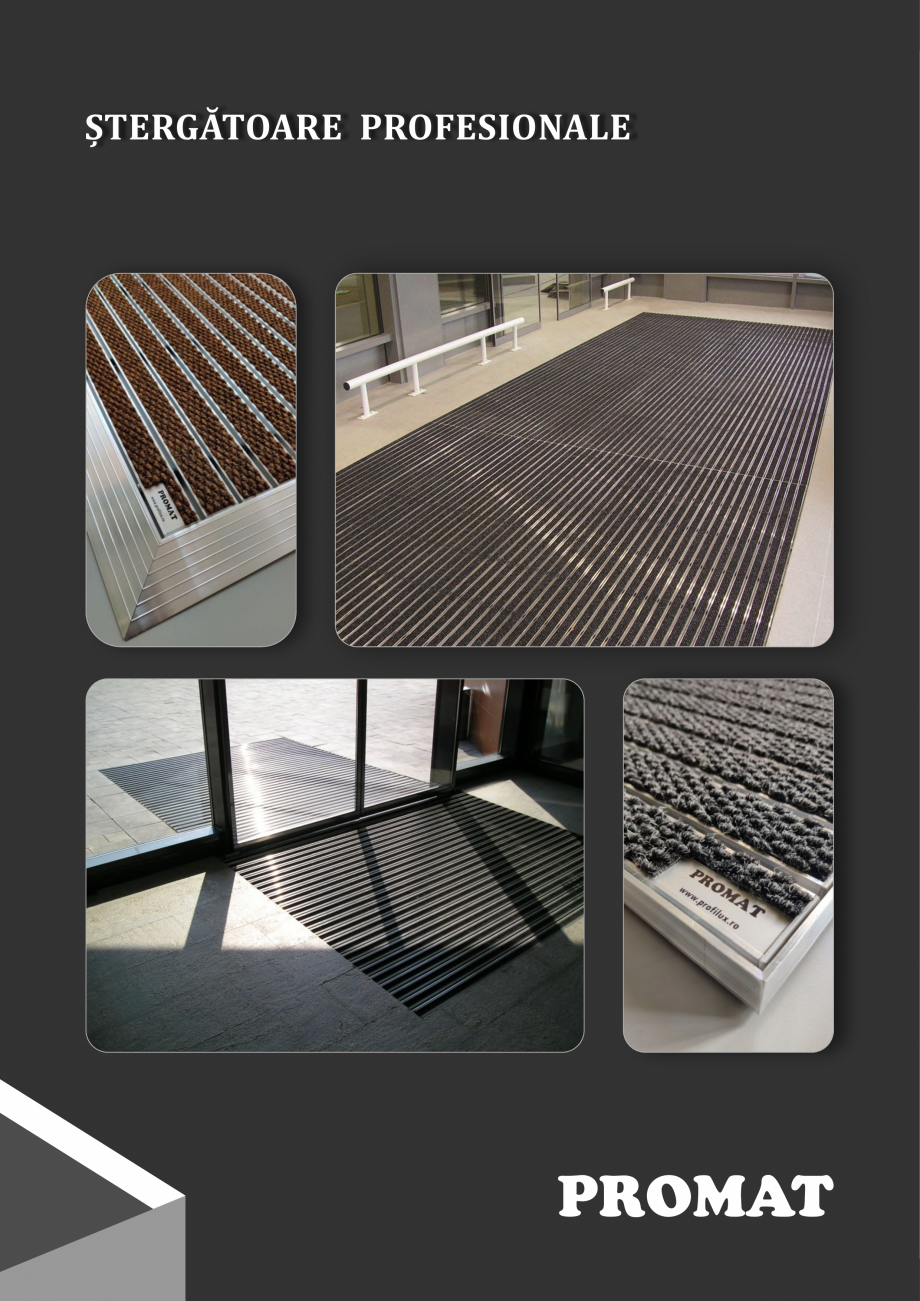 Pagina 1 - Stergatoare profesionale PROMAT 10, 17, 22, DECOMAT, SCRAPER, ASTOR, CAT, FAN Catalog,...