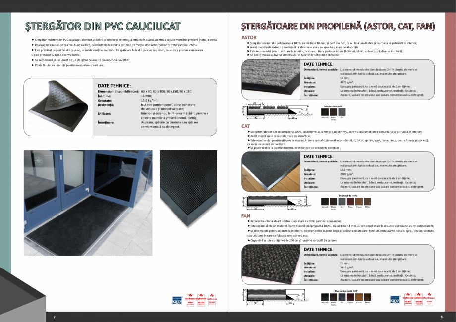 Pagina 5 - Stergatoare profesionale PROMAT 10, 17, 22, DECOMAT, SCRAPER, ASTOR, CAT, FAN Catalog,...