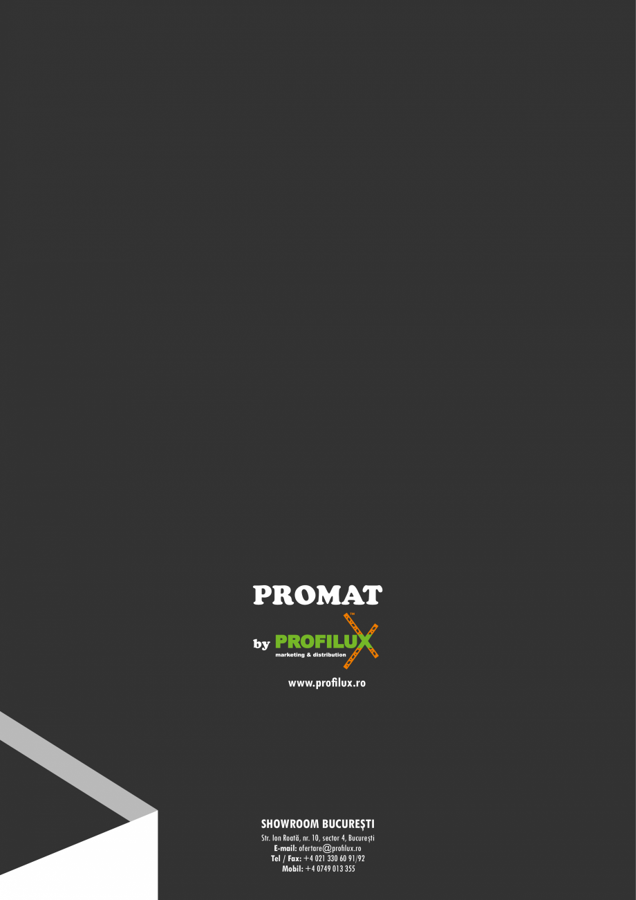 Pagina 6 - Stergatoare profesionale PROMAT 10, 17, 22, DECOMAT, SCRAPER, ASTOR, CAT, FAN Catalog,...