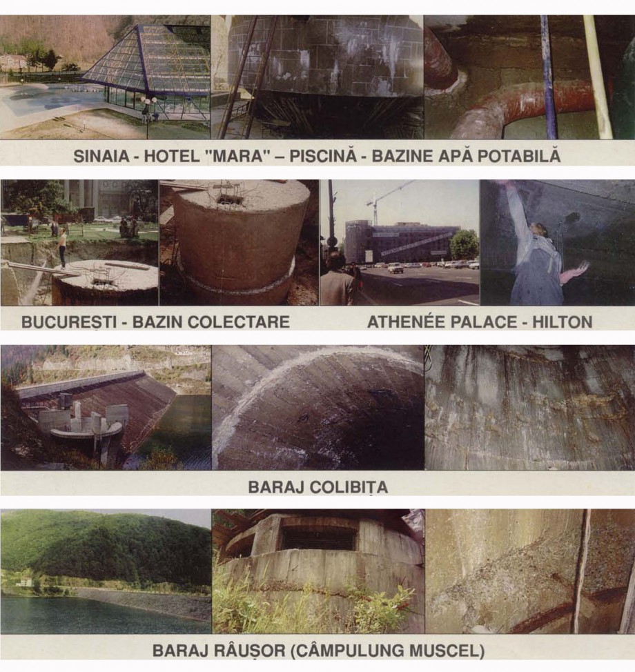 Pagina 2-Lucrari realizate in Romania XYPEX Lucrari, proiecte Romana 