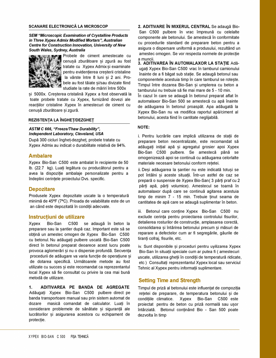 Pagina 3-Protectie impotriva coroziunii induse de microbi și atac chimic - Impermeabilizare beton XYPEX...