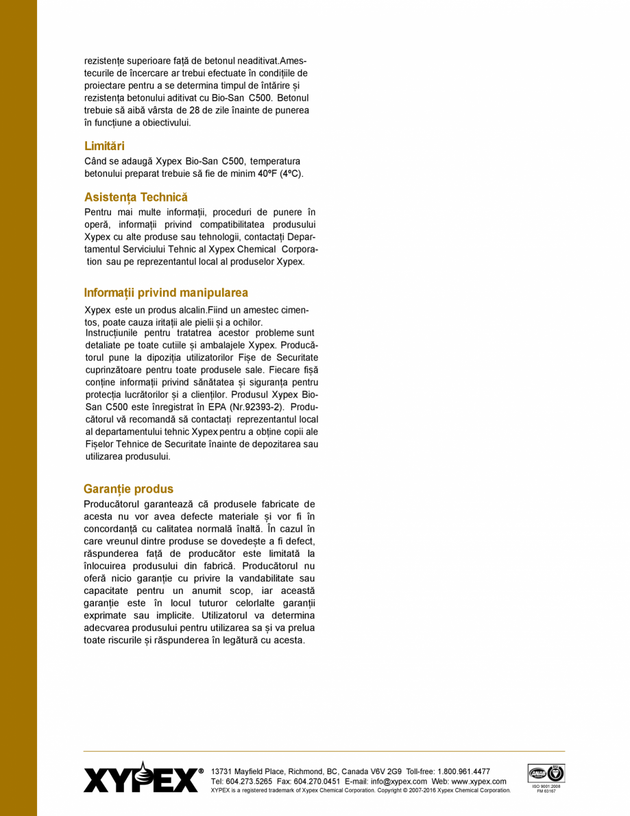 Pagina 4-Protectie impotriva coroziunii induse de microbi și atac chimic - Impermeabilizare beton XYPEX...