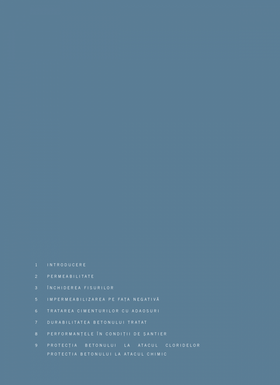 Pagina 2-Tehnologia de impermeabilizare prin cristalizare - XYPEX XYPEX Catalog, brosura Romana ...