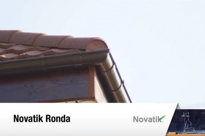 Sistem pluvial semirotund Novatik RONDA RONDA, QUADRA Sisteme de jgheaburi si burlane semirotunde si rectangulare