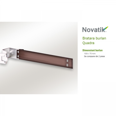 NOVATIK 12. Bratara burlan - Jgheaburi si burlane semirotunde, rectangulare pentru sisteme pluviale NOVATIK