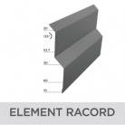 Element racord - Ţiglă metalică cu aspect de ardezie sau șindrilă NOVATIK | METAL