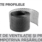 Element de ventilatie si protectie impotriva pasarilor - Ţiglă metalică cu aspect de ardezie sau șindrilă
