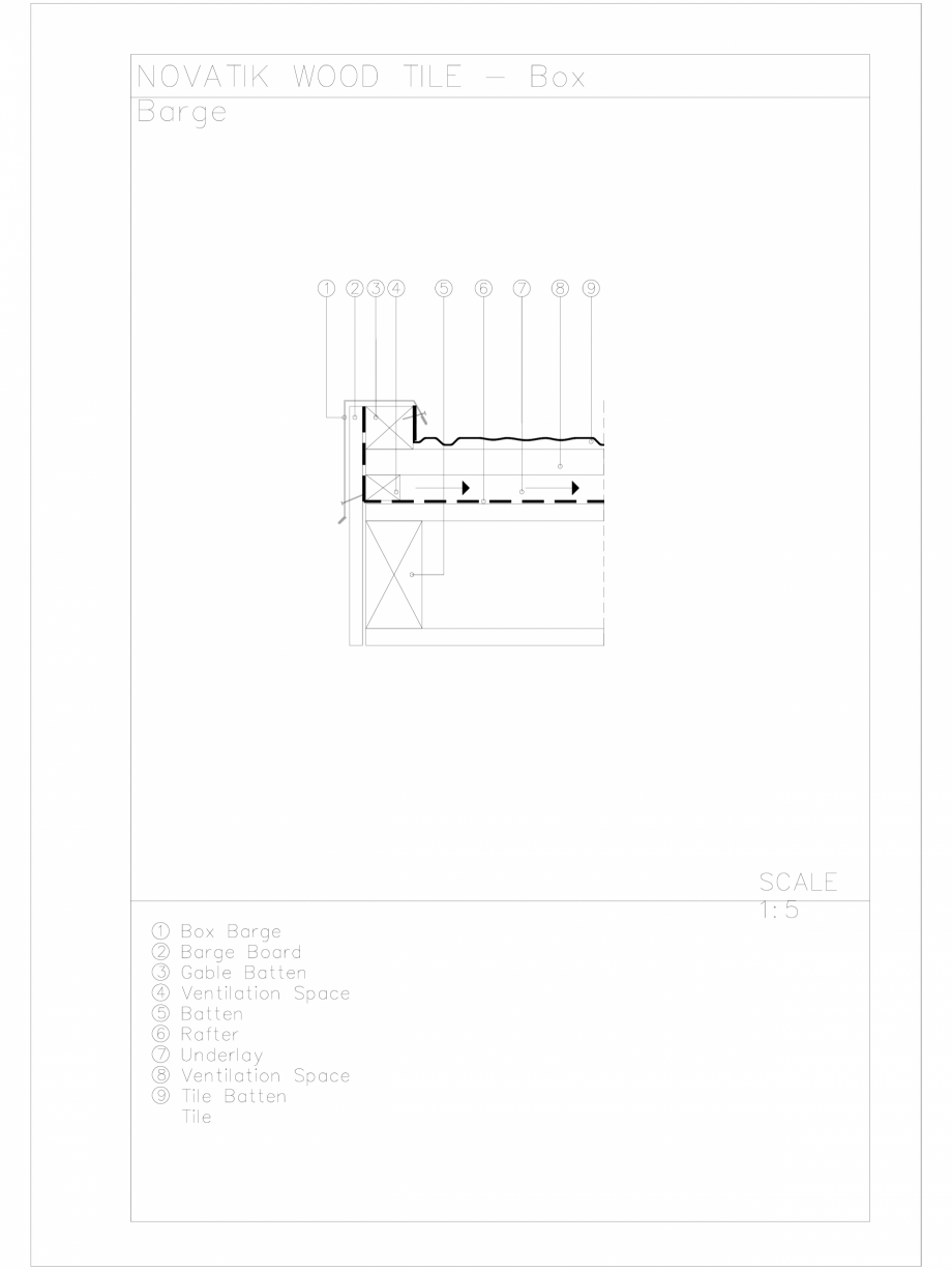 Pagina 1 - CAD-DWG Novatik Wood Tile _ 02 Box Barge NOVATIK | METAL Detaliu de produs 