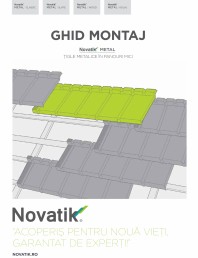 Ghid montaj țigle metalice în panouri mici - Novatik METAL
