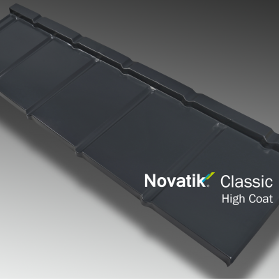 NOVATIK | METAL Profil Novatik Slate - Grey HIGH COAT - Ţiglă metalică cu aspect de