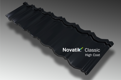 Profil Novatik Classic - Black 9005 HIGH C. CLASSIC Paletar pentru tigla metalica