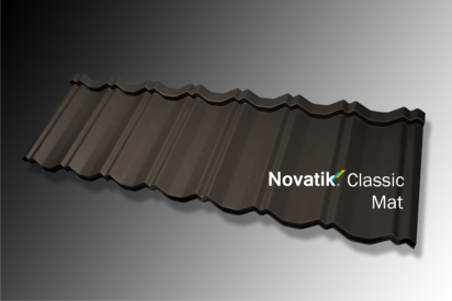 Profil Novatik Classic - Black 9005 MAT CLASSIC Paletar pentru tigla metalica