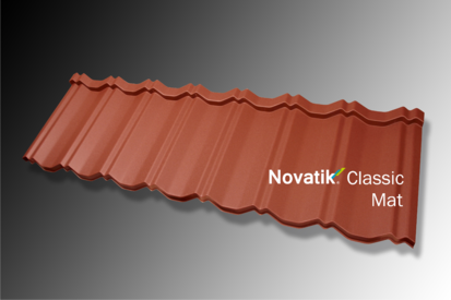 Profil Novatik Classic - Brick 8004 MAT CLASSIC Paletar pentru tigla metalica
