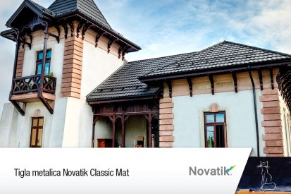 Tigla metalica Novatik Classic Mat CLASSIC, WOOD, SLATE Tigle metalice