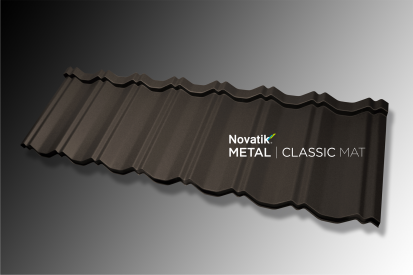 Novatik METAL CLASSIC MAT_Black 9005 CLASSIC Tigla metalica