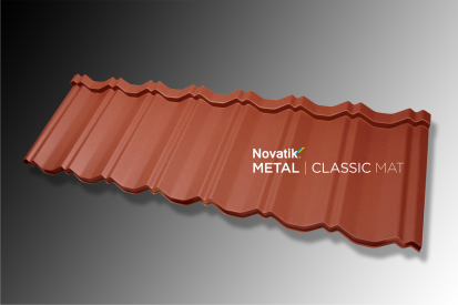 Novatik METAL CLASSIC MAT_Brick 8004 CLASSIC Tigla metalica