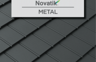 Ţiglă metalică cu aspect de ardezie sau șindrilă NOVATIK | METAL