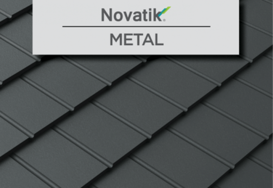 Ţiglă metalică cu aspect de ardezie sau șindrilă NOVATIK | METAL