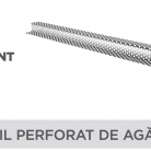 Profil perforat de agatare - Tablă prefălțuită pentru acoperișuri fălțuite NOVATIK | METAL
