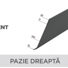 Pazie dreapta - Tablă prefălțuită pentru acoperișuri fălțuite NOVATIK | METAL