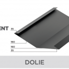 Dolie - Tablă prefălțuită pentru acoperișuri fălțuite NOVATIK | METAL