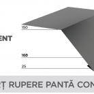 Sort rupere panta convex - Tablă prefălțuită pentru acoperișuri fălțuite NOVATIK | METAL