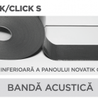 Banda acustica - Tablă prefălțuită pentru acoperișuri fălțuite NOVATIK | METAL