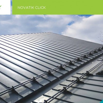 NOVATIK | METAL Acoperis Novatik Click Mat - Tablă prefălțuită pentru acoperișuri fălțuite NOVATIK | METAL